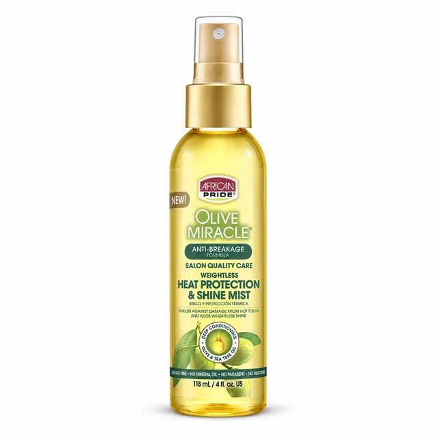 African Pride Olive Heat Protection Shine Mist 4oz