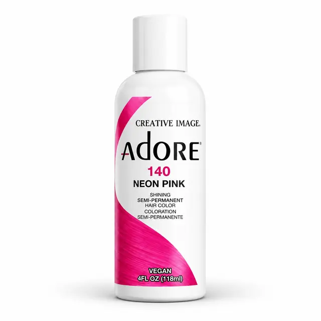 Adore Semi Permanent Hair Color 140 – Neon Pink 118ml