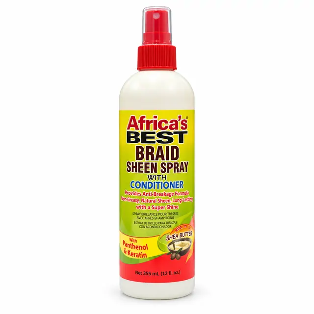 Africa's Best Conditioning Braid Sheen Spray 355ml