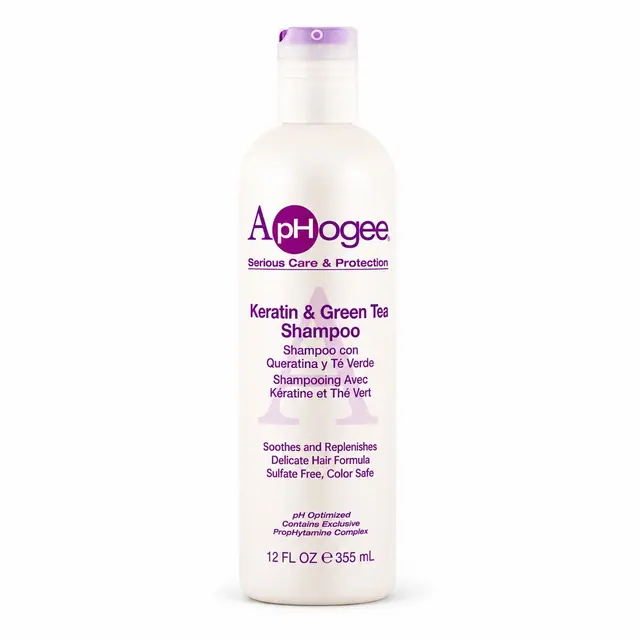 Aphogee Keratin & Green Tea Shampoo 12oz (355ml)