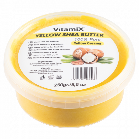 Vitamix 100% Pure Shea Butter CREAMY Yellow 250gr