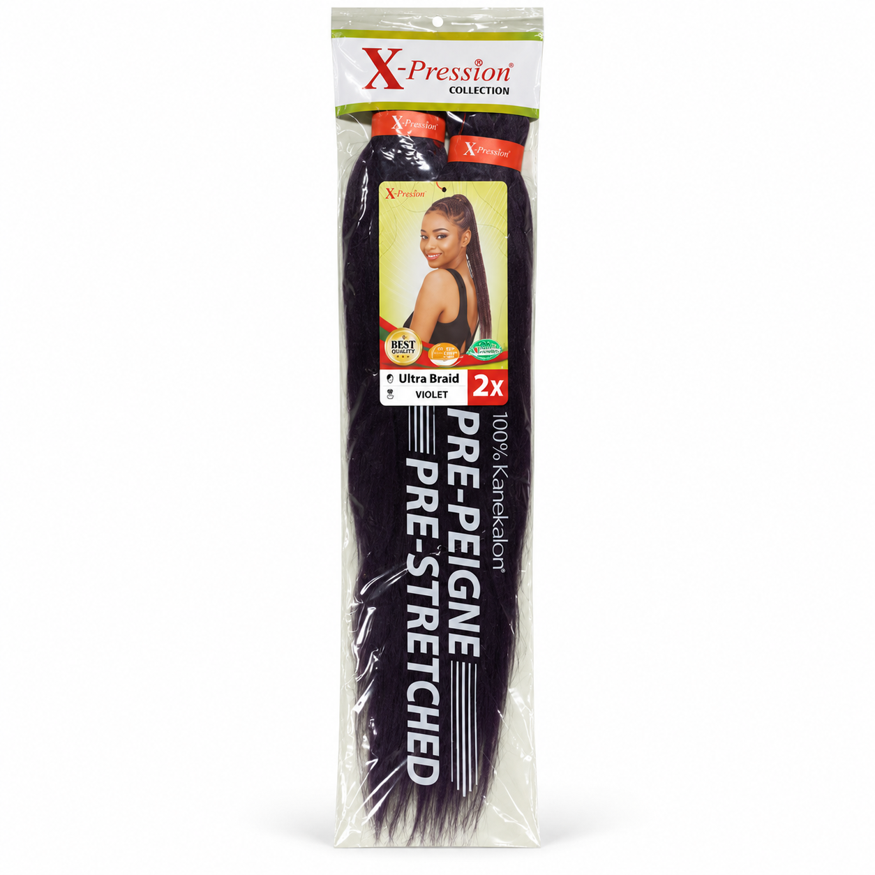 X-Pression Pre-Stretched Braid Violet